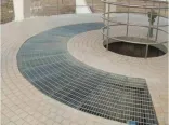 Rejilla de acero irregular