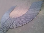 Rejilla de acero irregular