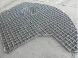Rejilla de acero irregular