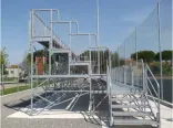 Rejilla de acero para la banda de rodadura