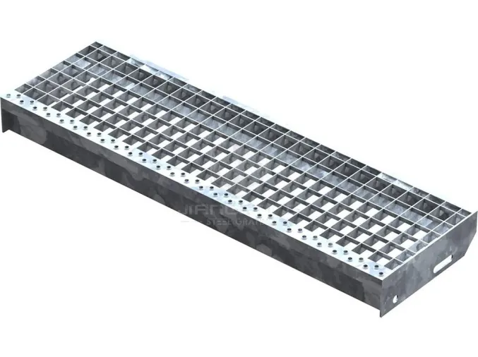 Rejilla de acero para la banda de rodadura