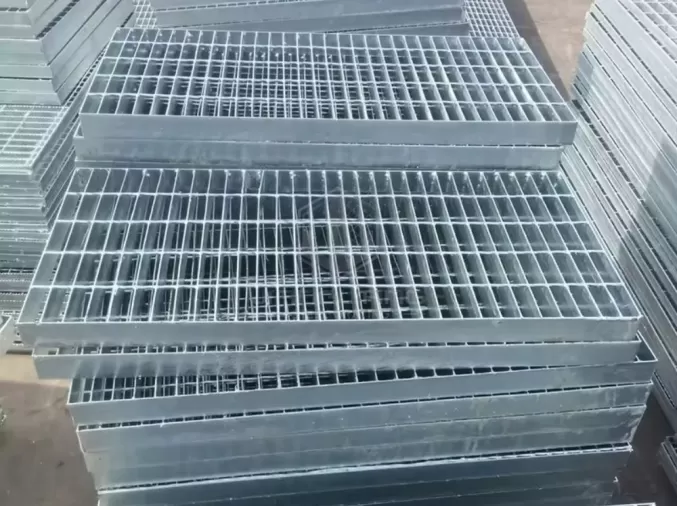 Rejilla de acero de barra plana
