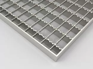 Rejilla de acero dentada